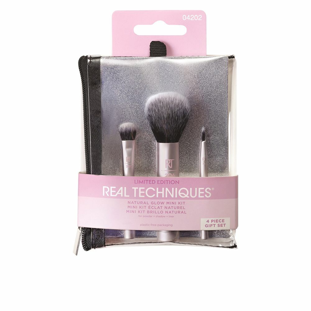 Set of Make-up Brushes Real Techniques Natural Glow Mini (4 pcs)