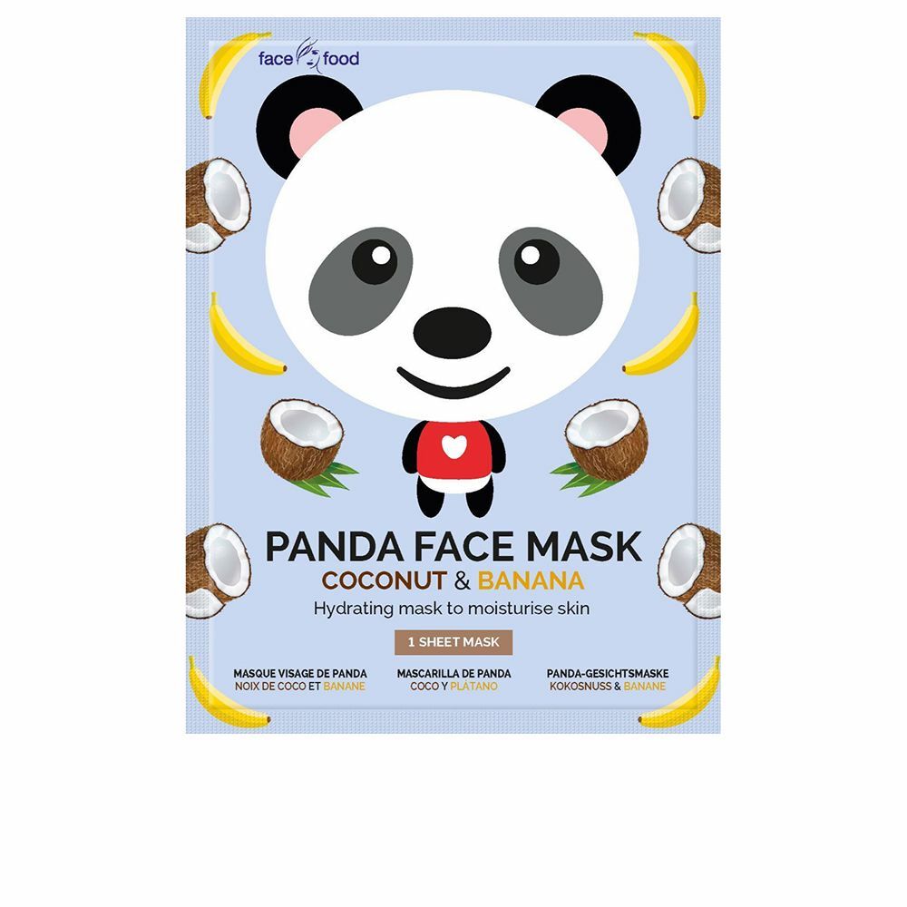 Hydraterende gezichtsmasker 7th Heaven Animal Panda Coconut Banana (1 uds)