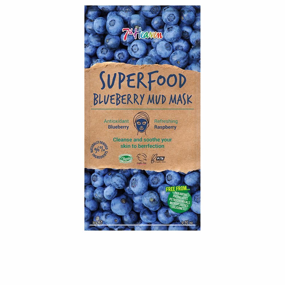 Masque facial 7th Heaven Superfood Antioxidant Blueberry (10 g)