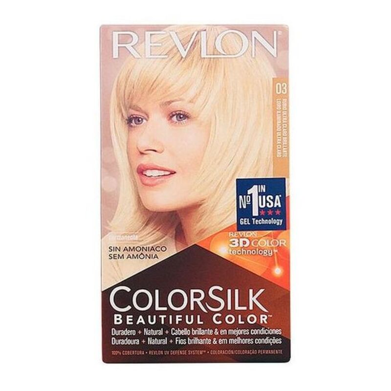 Teinture sans ammoniaque Colorsilk Revlon blond naturel ultra clair
