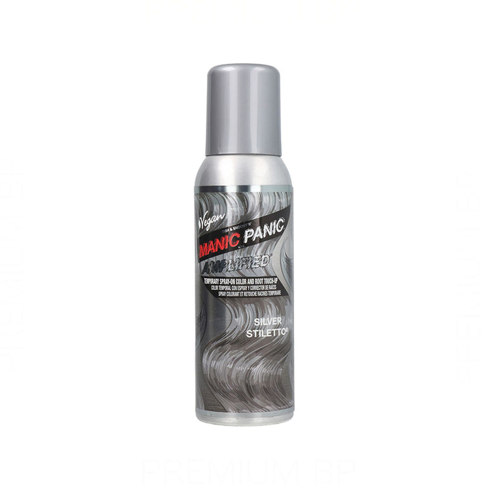 Teinture semi-permanente Manic Panic Silver Stiletto Amplified Spray (100 ml)