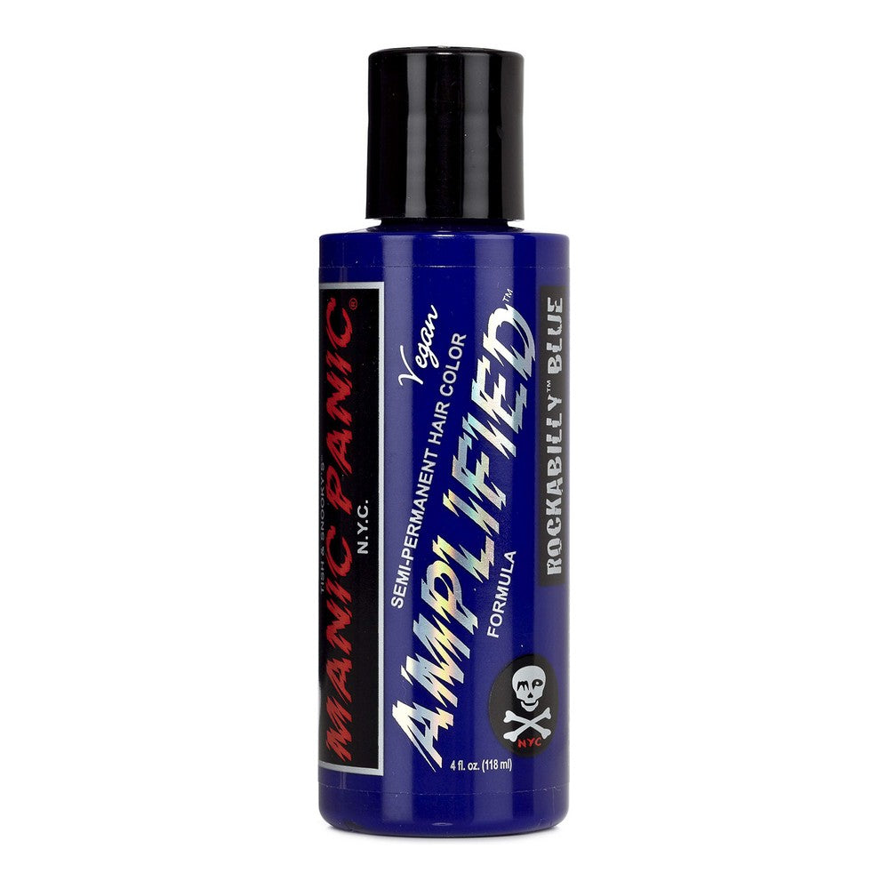 Semi-permanente kleurstof Manische paniek versterkt Rockabilly Blue (118 ml)