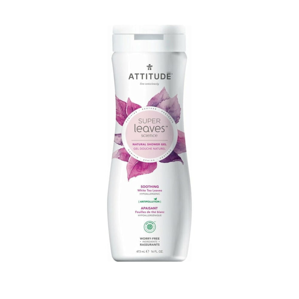 Gel Douche Attitude Feuilles de Thé Blanc (473 ml)