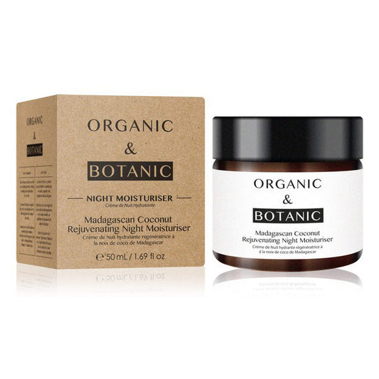 Crème de Nuit Noix de Coco de Madagascar Bio &amp; Botanique (50 ml)