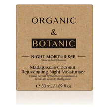 Cargar imagen en el visor de la galería, Crème de Nuit Noix de Coco de Madagascar Bio &amp; Botanique (50 ml)
