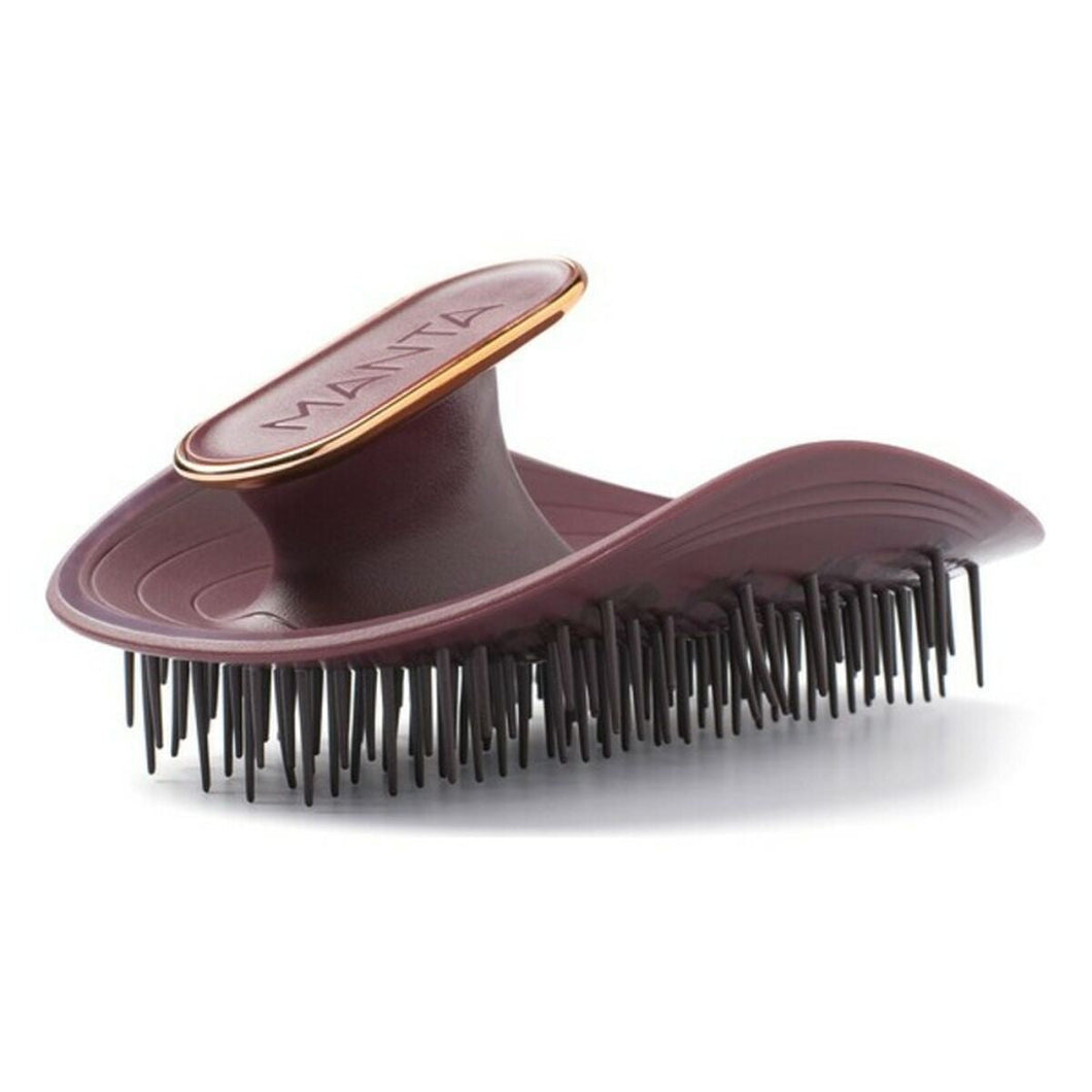 Brosse Lissante Healthy Hair Brush Manta Flexible Maroon