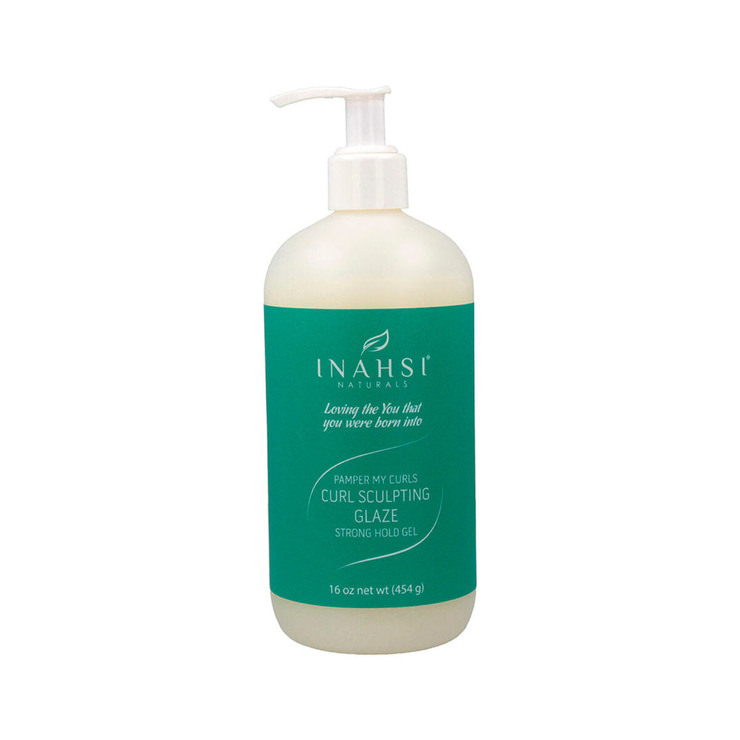 Defined Curls Conditioner Inahsi Pamper My Curls Sculpting Glaze Strong Hold Gel (454 g)
