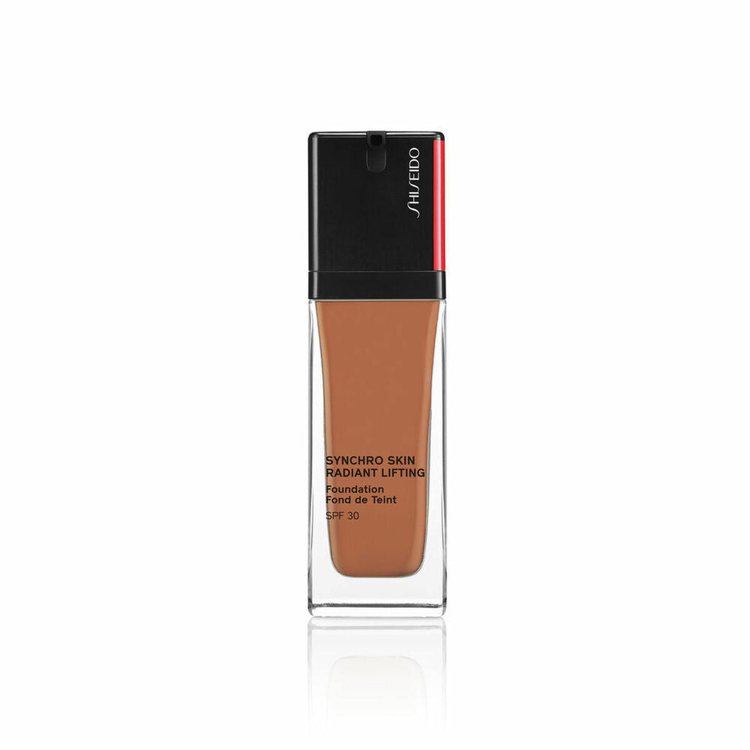 Vloeibare make-upbasis Synchro Skin Radiant Lifting Shiseido 450-koper (30 ml)