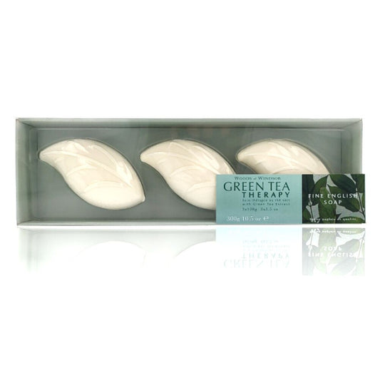 Barre de savon Woods of Windsor Green Tea Therapy (3 uds)