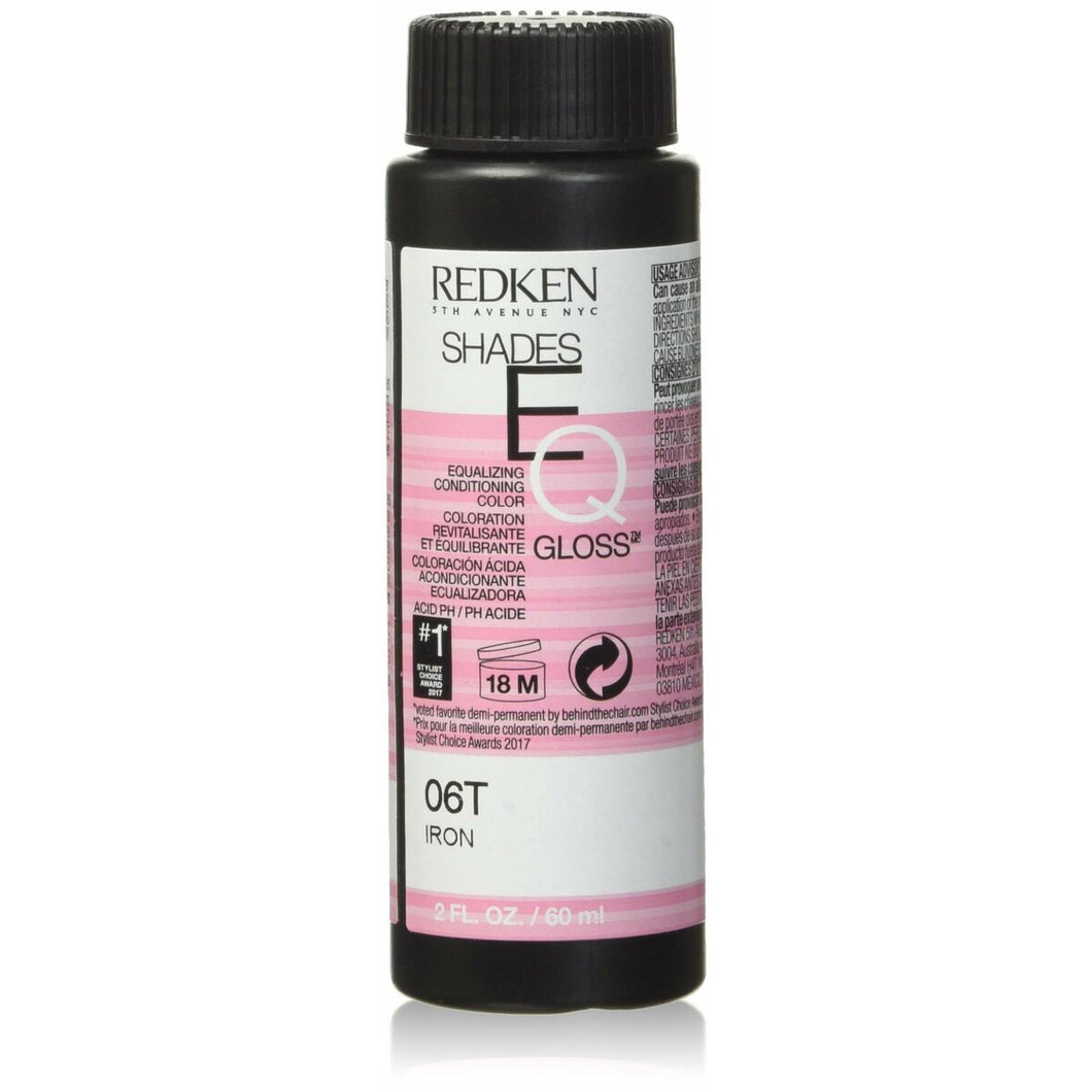 Semi-permanente kleurstof Redken Shades EQ 06T ijzer (3 x 60 ml)