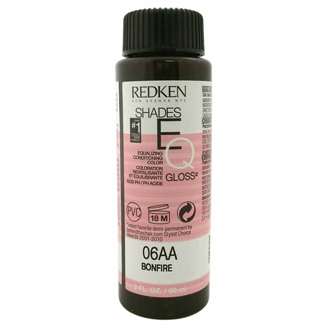 Semi-permanente kleurstof Redken Shades EQ 06AA vreugdevuur (3 x 60 ml)