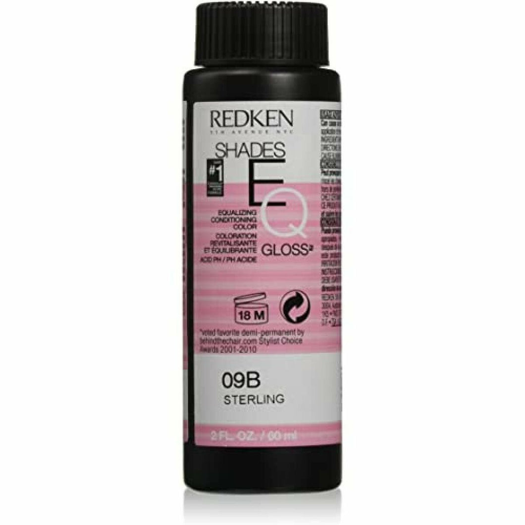 Semi-permanente kleurstof Redken Shades EQ 09B sterling (3 x 60 ml)