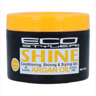 Gel capillaire sans alcool à l'huile d'argan Eco styler Shine
