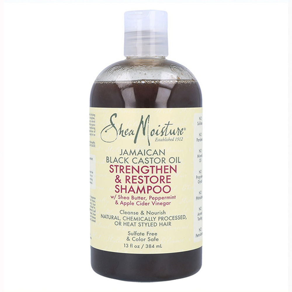 Herstellende shampoo Shea Moisture Jamaicaanse zwarte ricinusolie (384 ml)