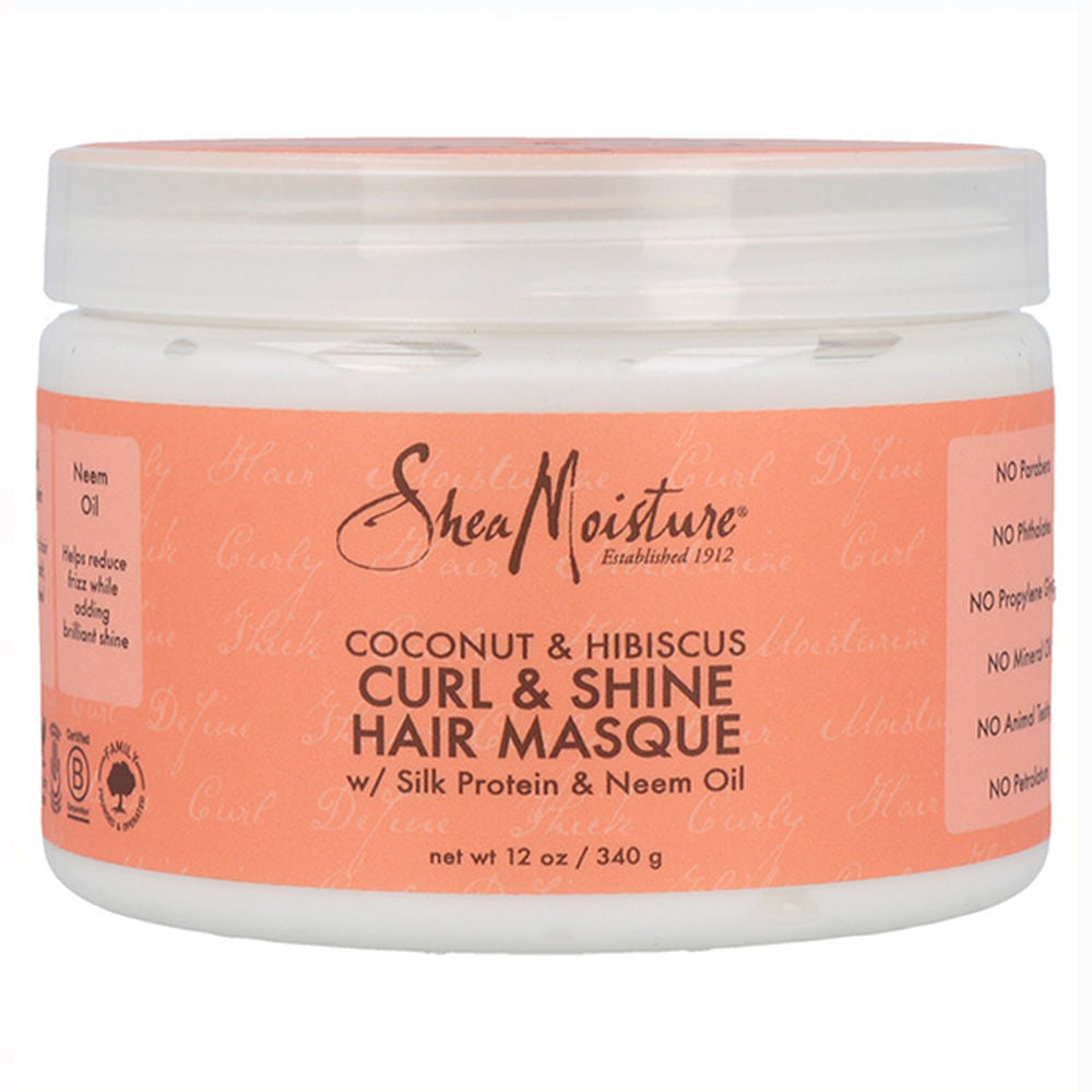 Masque capillaire Shea Moisture Coconut &amp; Hibiscus Curl (340 g)