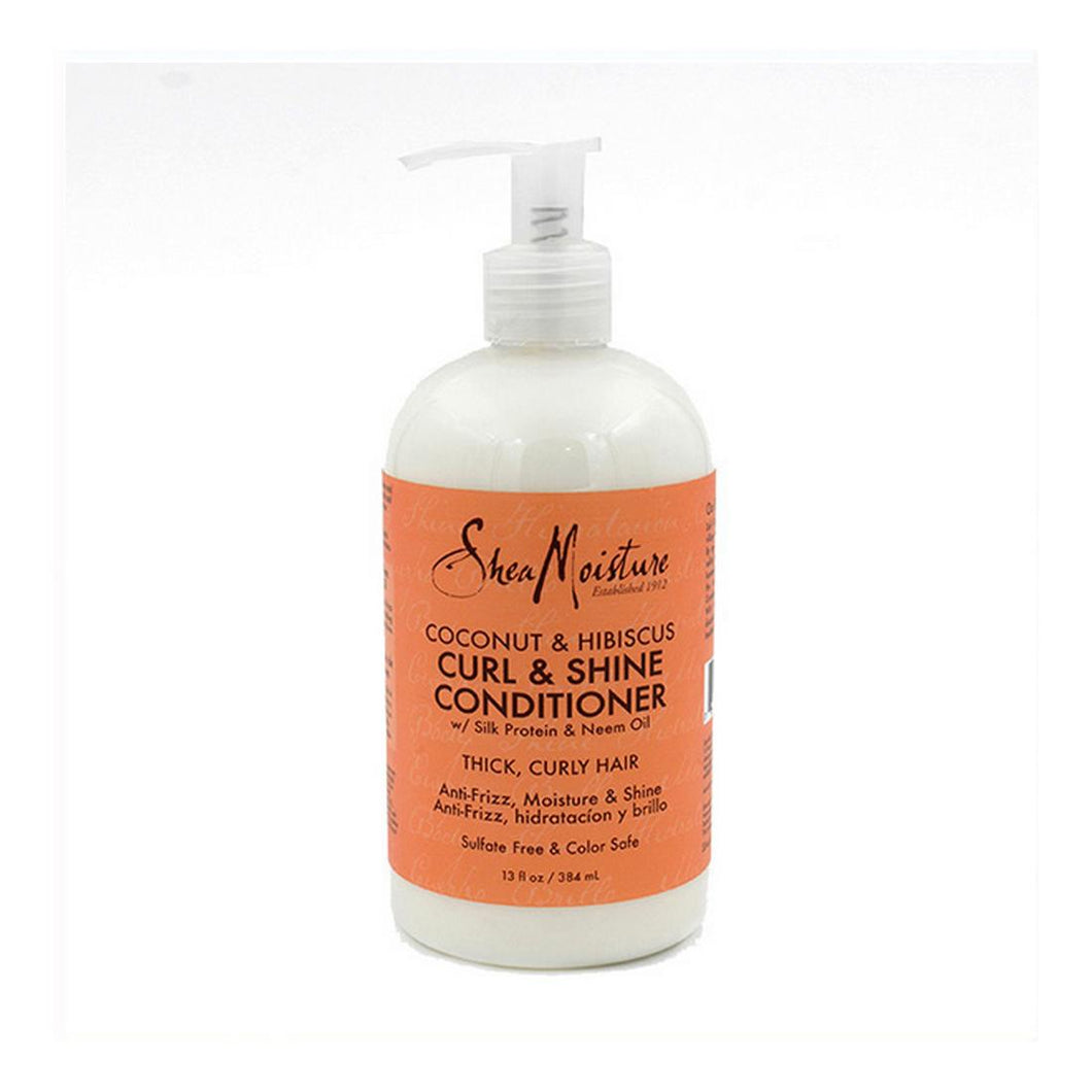 Shampoo and Conditioner Shea Moisture Coconut & Hibiscus Curl (384 ml)