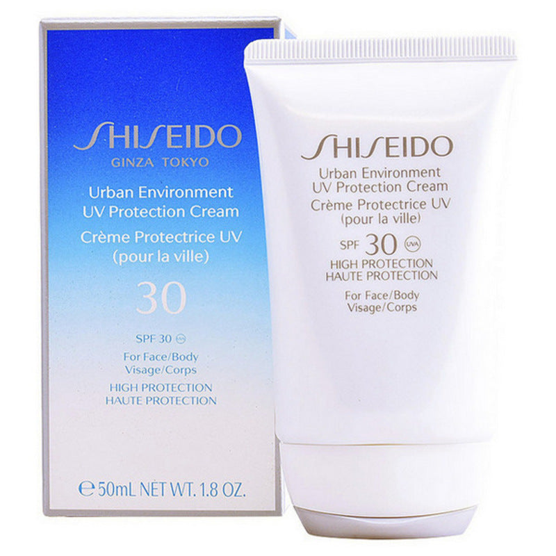 Gezichtszonnecrème Urban Enviroment Shiseido SPF 30 (50 ml) (Unisex) (50 ml)