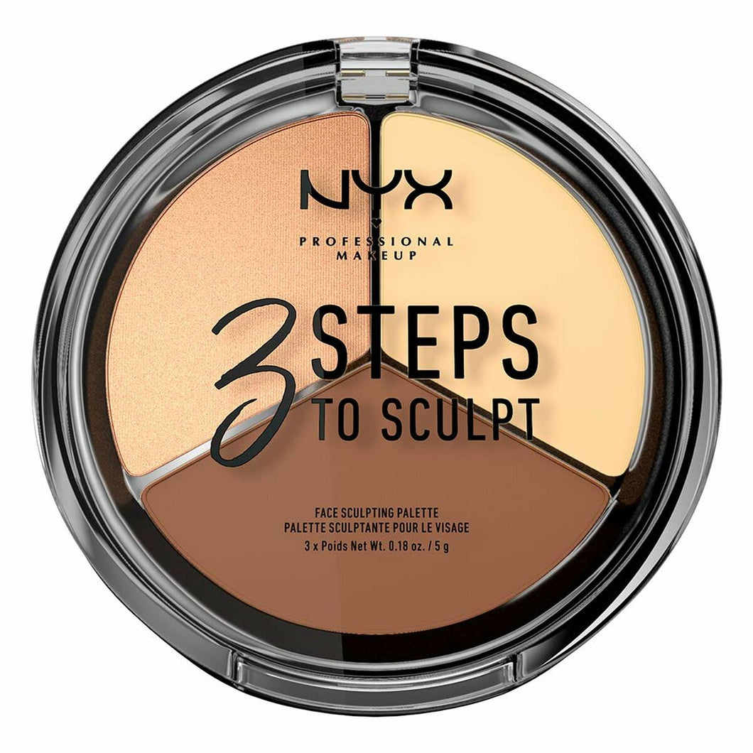 Support de maquillage NYX 3 étapes pour sculpter la lumière (5 g)