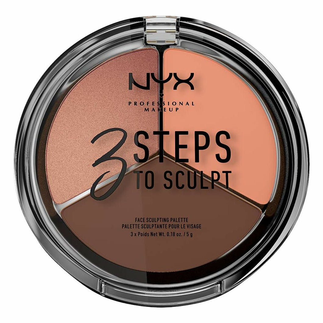 Support de maquillage NYX 3 étapes pour sculpter en profondeur (5 g)