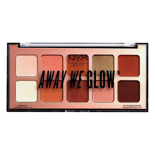 Eye Shadow Palette Away We Glow NYX (10 x 1 g) - Lindkart