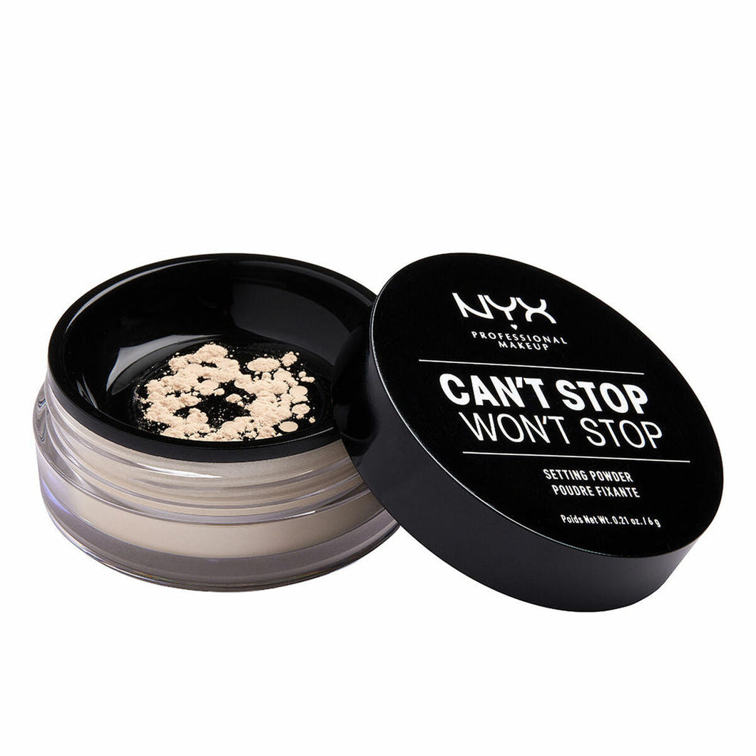 Poudres fixatrices de maquillage NYX Can't Stop Won't Stop Light (6 g)