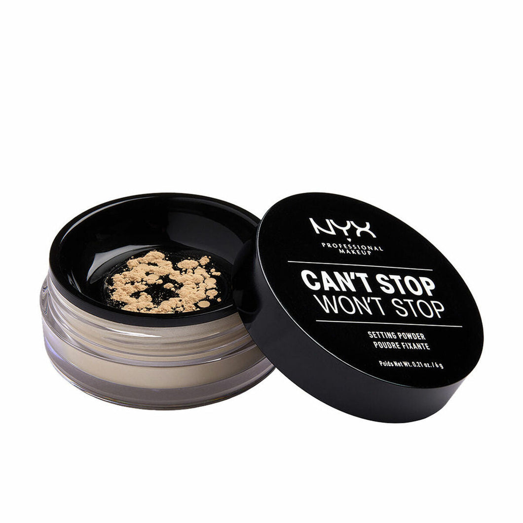 Poudres fixatrices de maquillage NYX Can't Stop Won't Stop Light-medium (6 g)