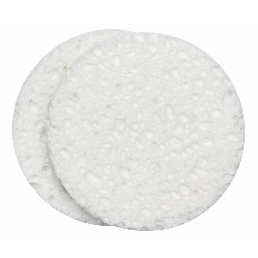 Visage Éponge QVS Cellulose Blanc (2 uds)