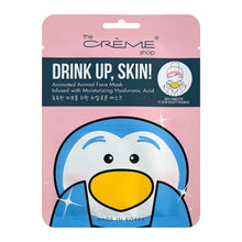Afbeelding in Gallery-weergave laden, Gezichtsmasker The Crème Shop Drink Up, Skin! Pinguïn (25 g)
