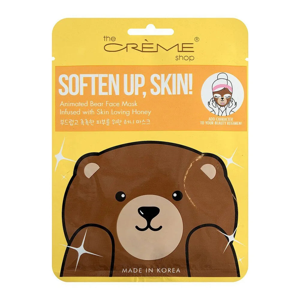 Facial Mask The Crème Shop Soften Up, Skin! Bear