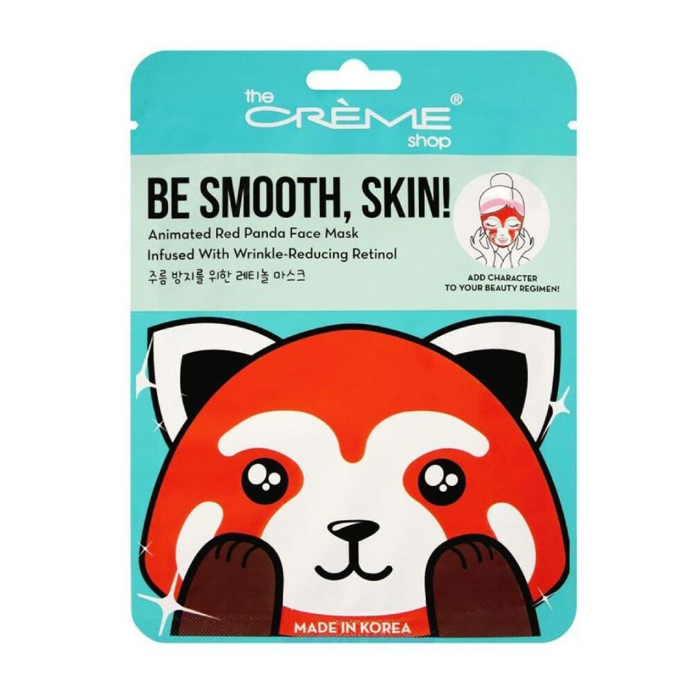Gezichtsmasker The Crème Shop Be Smooth, Skin! Rode Panda (25 g)
