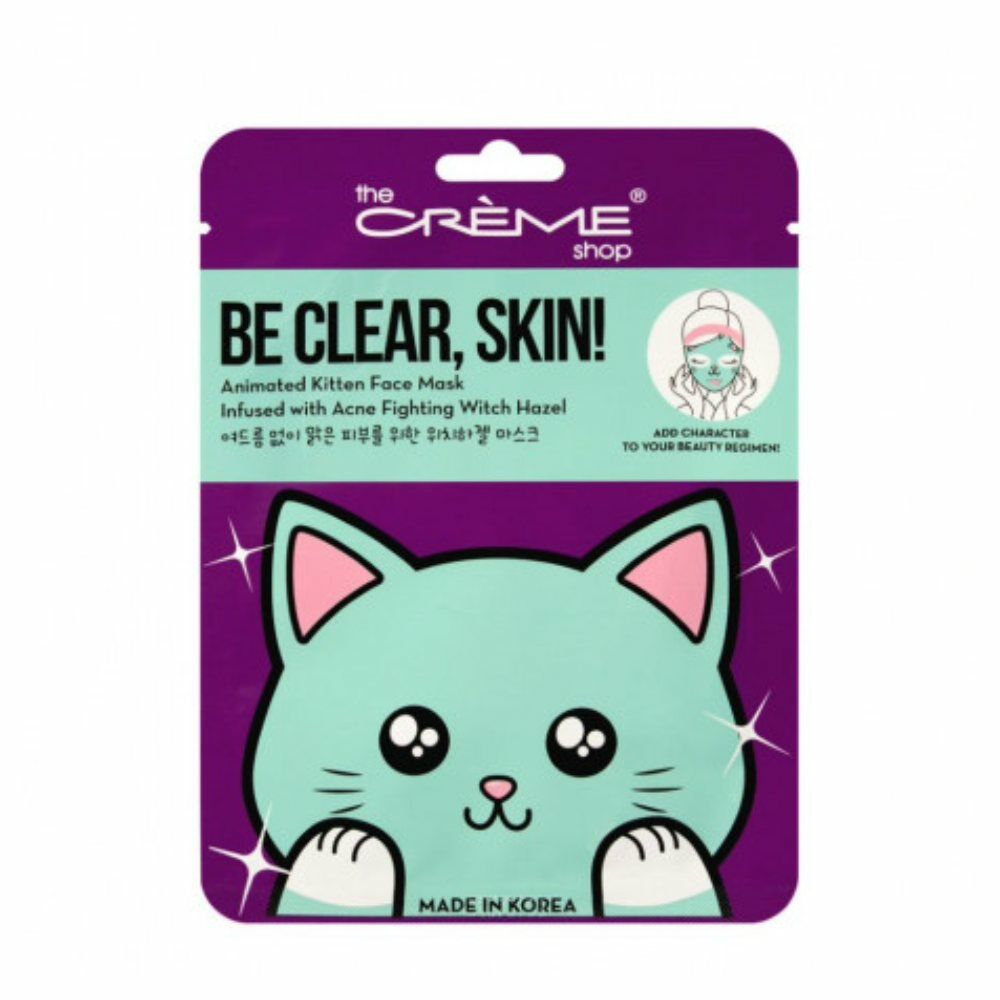 Masque facial The Crème Shop Be Clear Kitten (25 g)