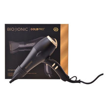 Load image into Gallery viewer, Hairdryer Gold Pro Bio Ionic 1200W Black
