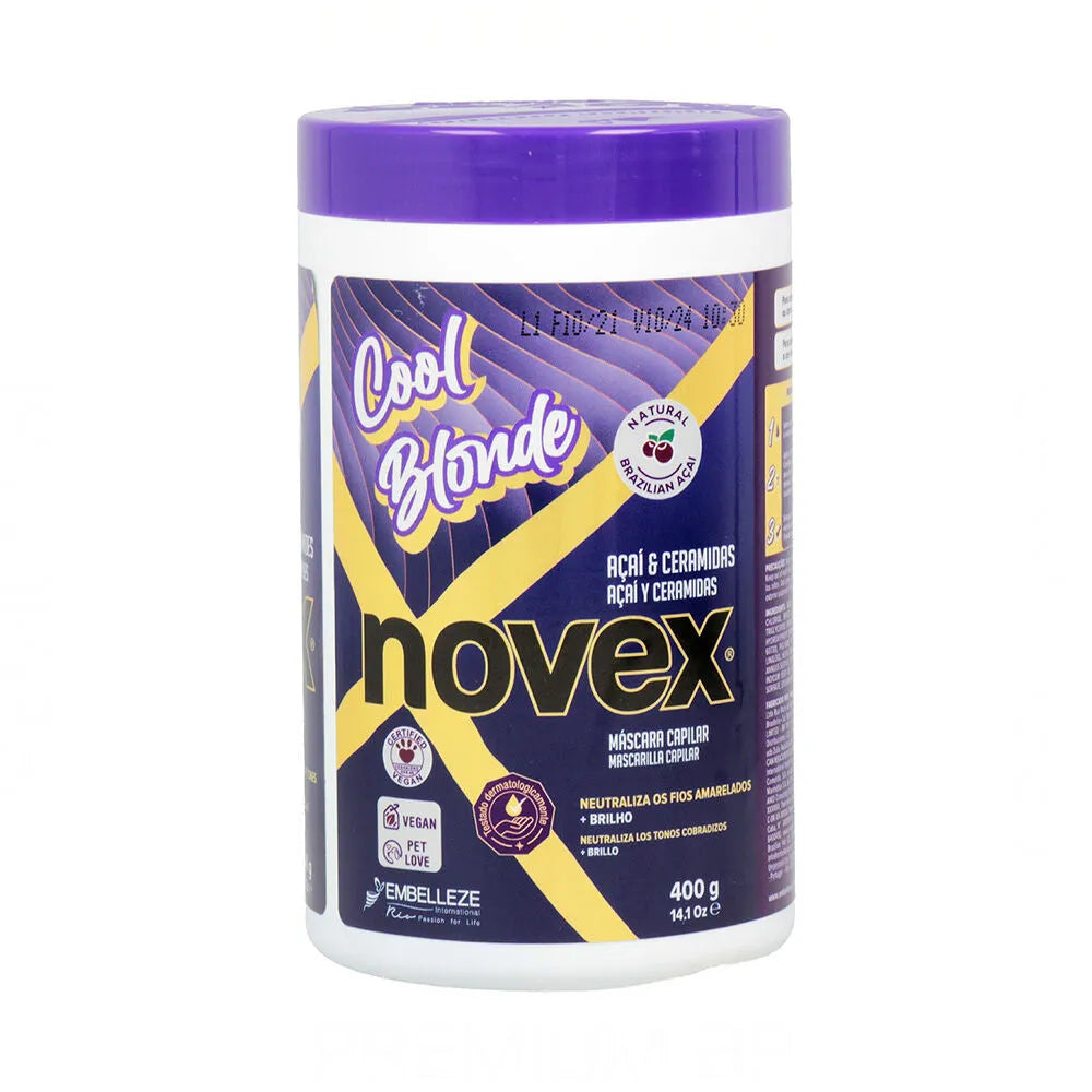 Voedend Haarmasker Novex Cool Blonde 400 g