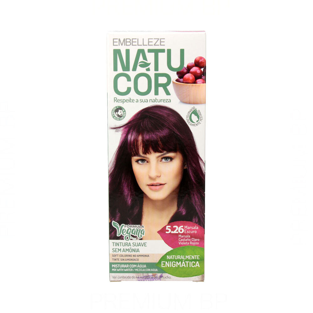 Permanente kleur Novex Naturcor Nº 5,26 (33 g)