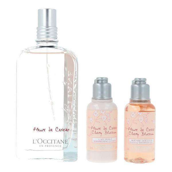 Women's Perfume Set Fleurs De Cerisier L'occitane (3 pcs) - Lindkart