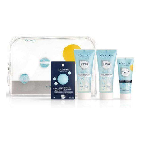 Women's Cosmetics Set Aqua Réotier L'occitane (4 pcs) - Lindkart