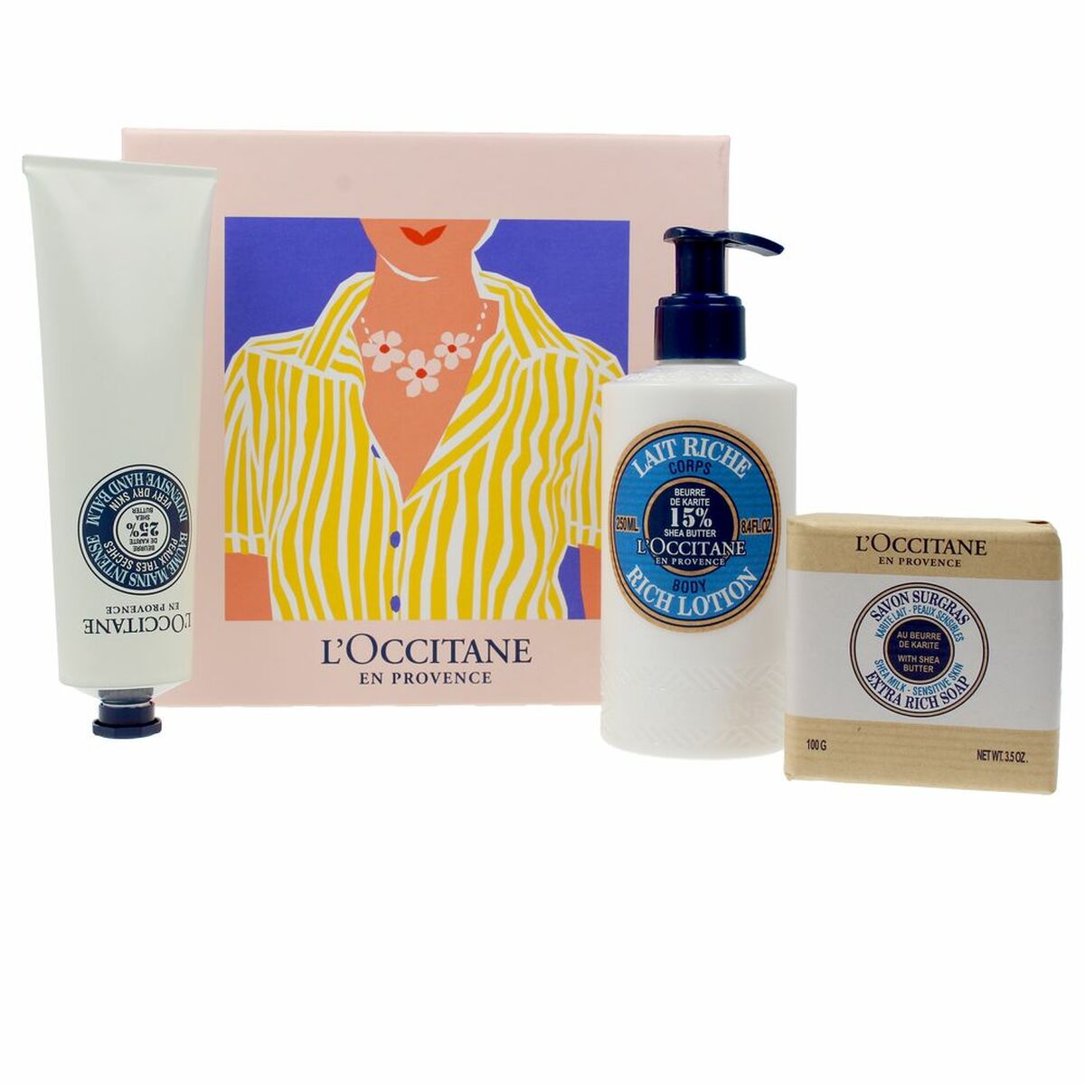 Coffret Cosmétique Unisexe L'Occitane En Provence Karite Lait Ultra Riche Corps (3 pcs)