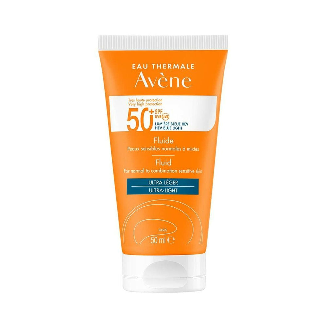 Avène Crème solaire fluide très haute protection SPF50+ pour peaux sensibles