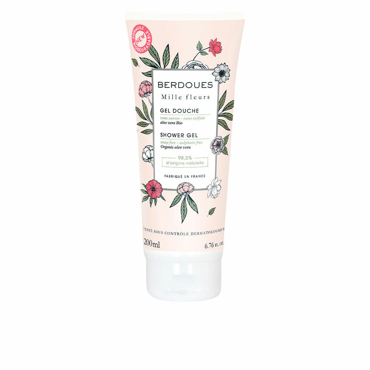 Gel Douche Berdoues Mille Fleurs Aloe Vera (200 ml)
