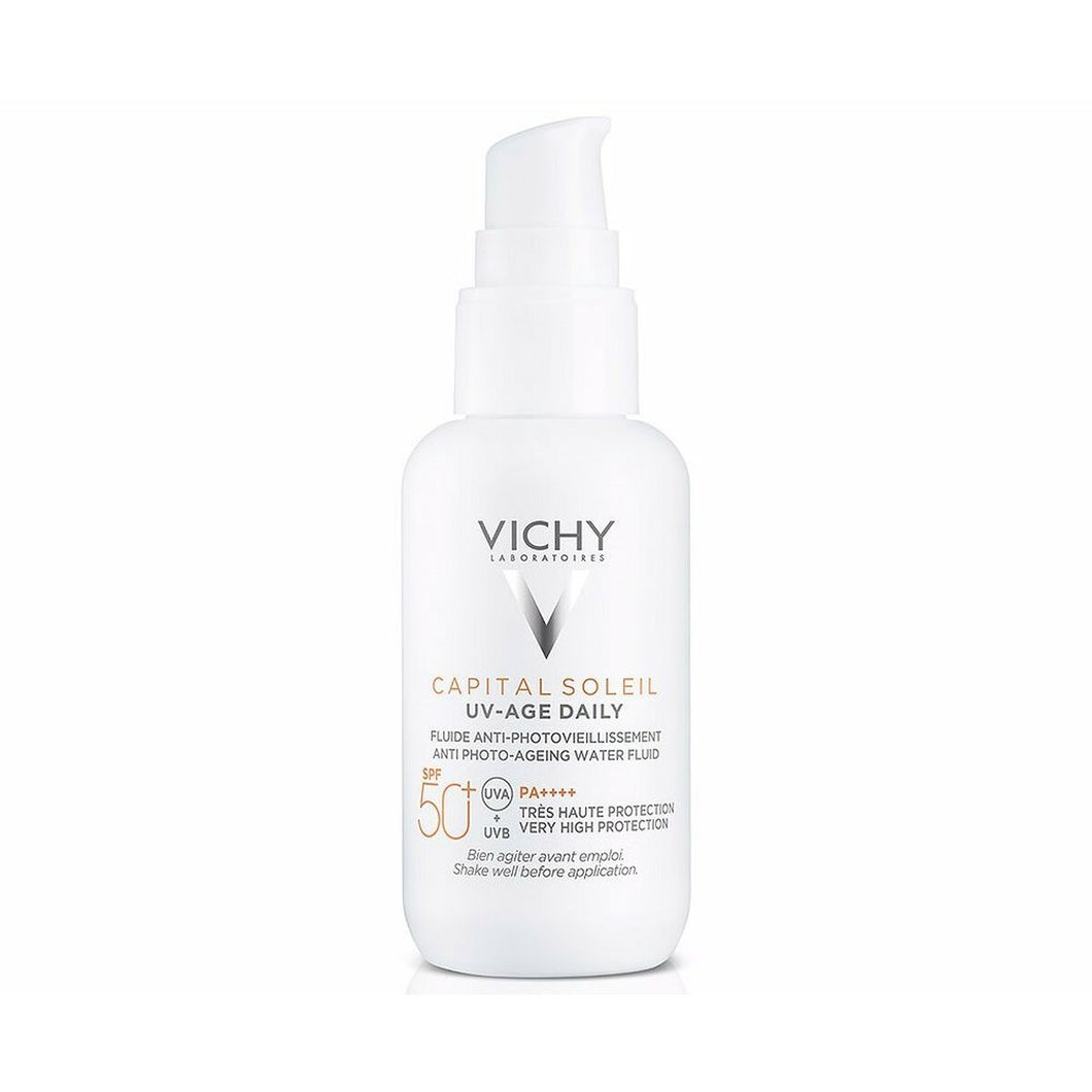Crème Solaire Visage Vichy Capital Soleil UV-Age Quotidien SPF50+ (40 ml)