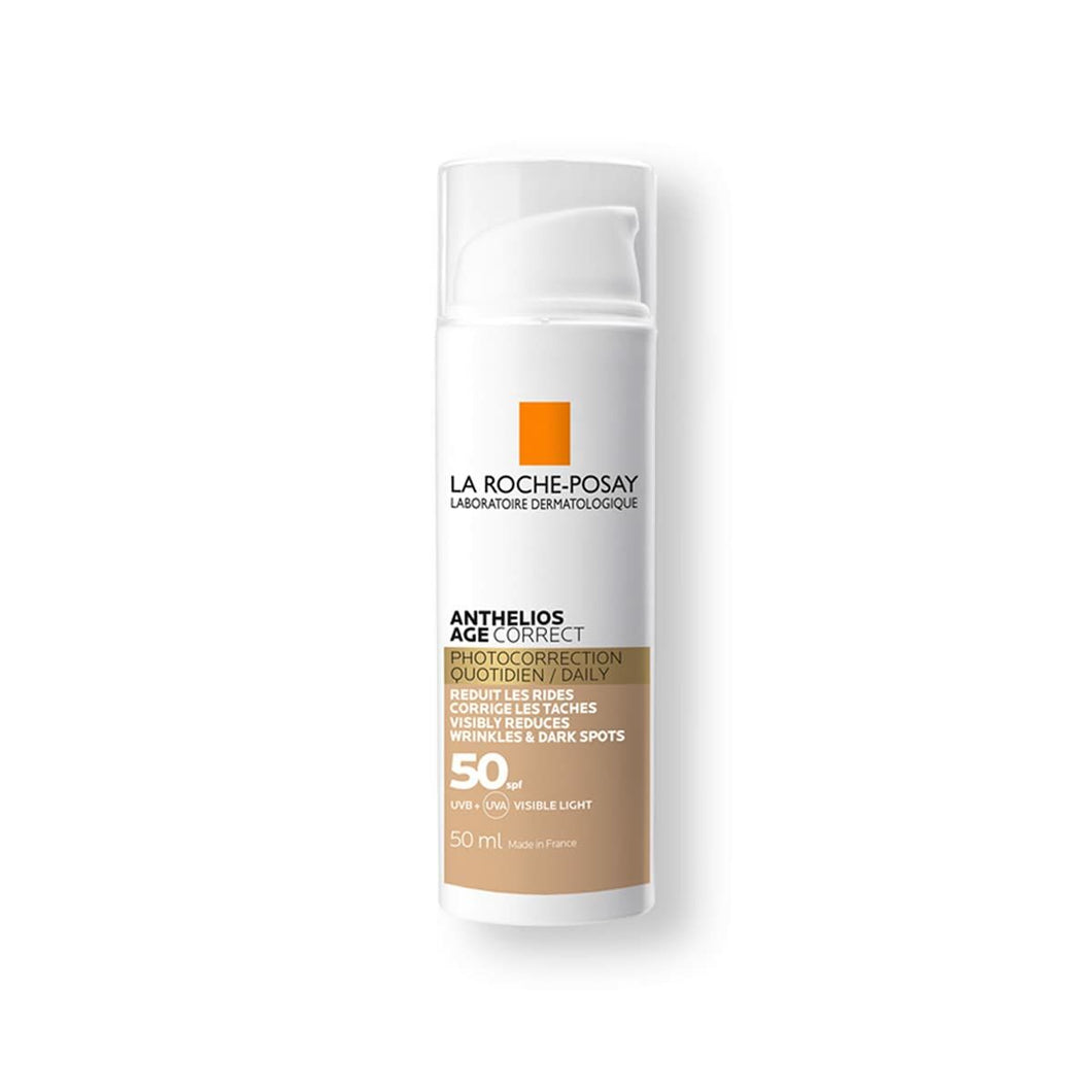 Protection Solaire avec Couleur La Roche Posay Anthelios Age Correct SPF 50 (50 ml)