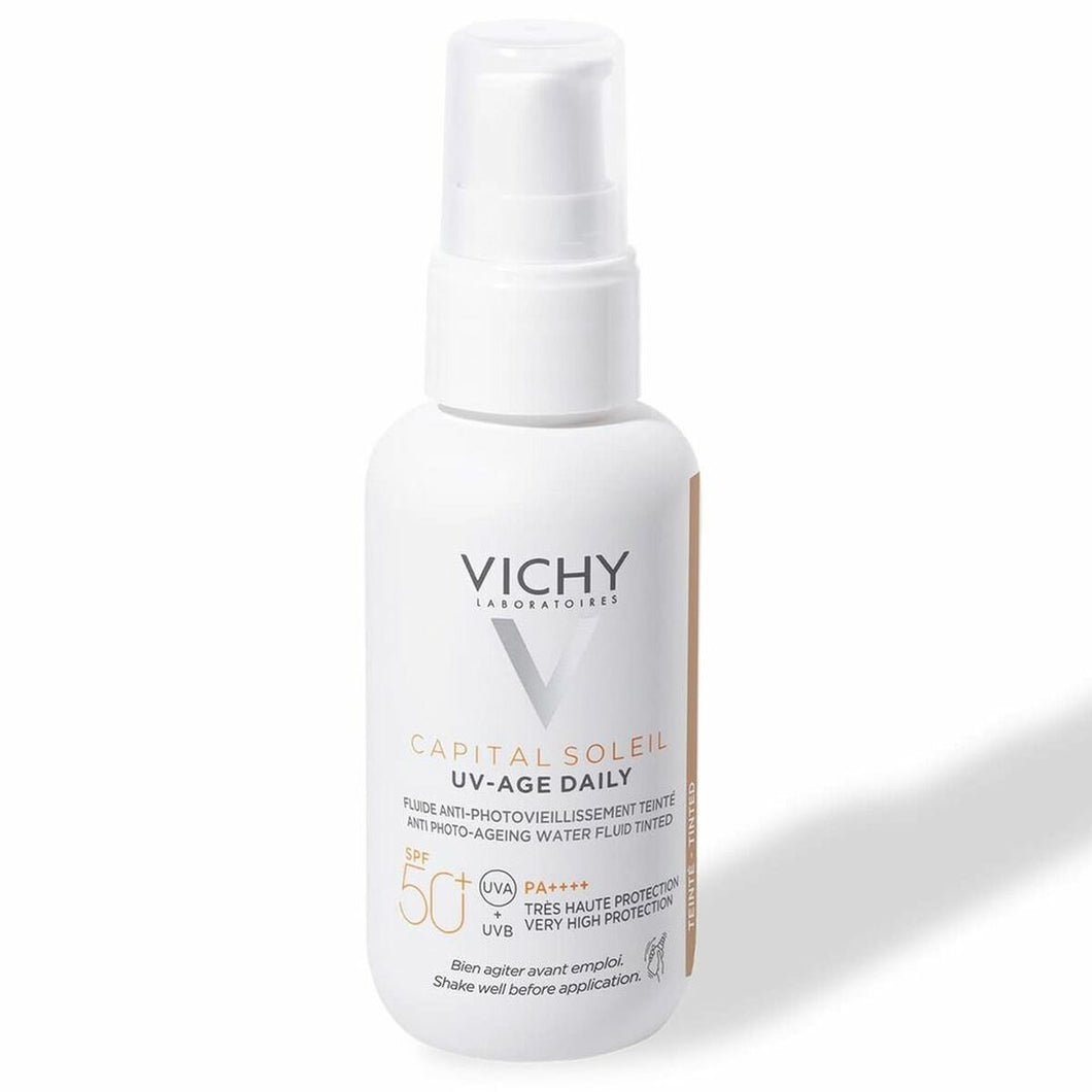 Zonbescherming met kleur Vichy UV-Age Daily SPF50+ Light (40 ml)