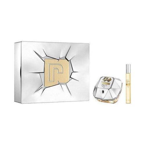 Women's Perfume Set Lady Million Lucky Paco Rabanne (2 pcs) - Lindkart