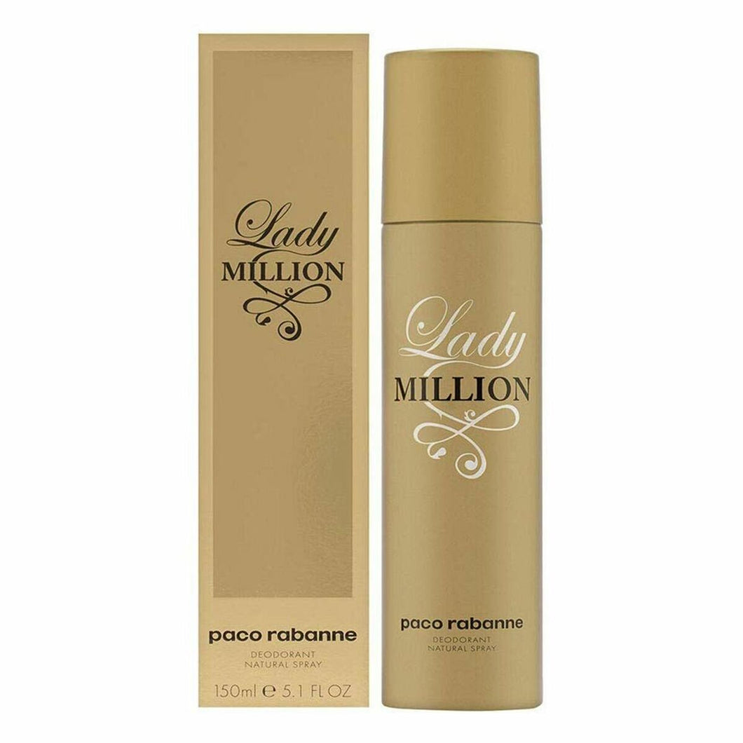 Déodorant Lady Million Paco Rabanne (150 ml)