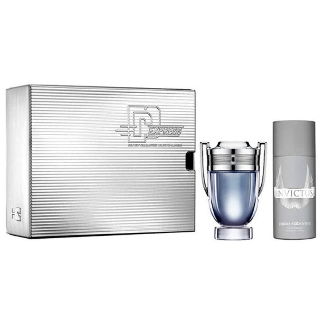 Paco Rabanne Invictus Men's Perfume Gift Set