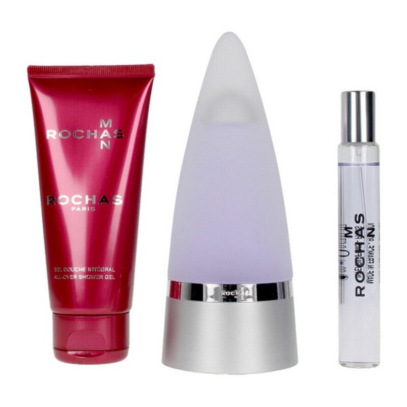 Men's Perfume Set Rochas Man Rochas (3 pcs)