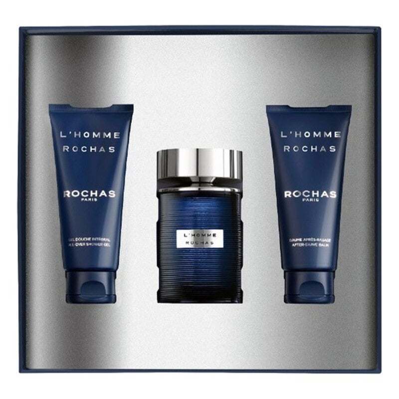 Men's Perfume Set L'homme Rochas EDT (3 pcs) (3 pcs)