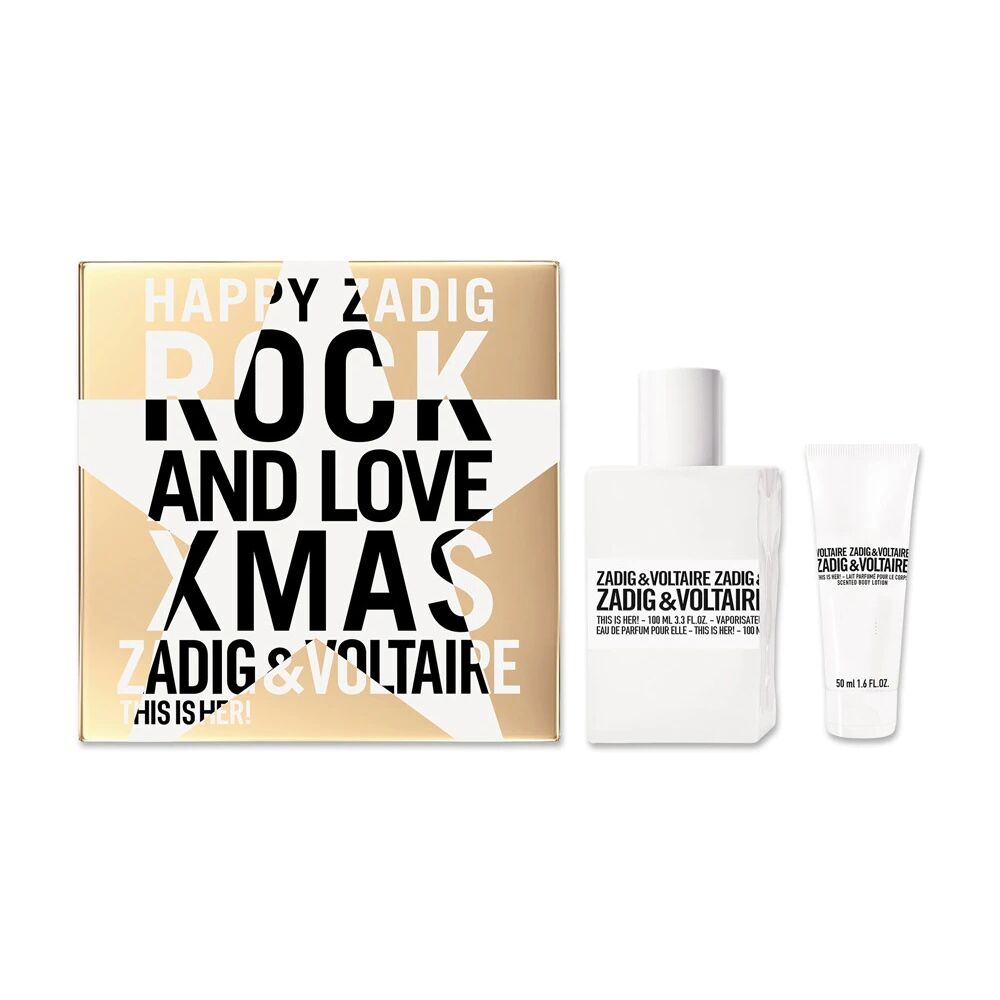 Women's Perfume Set Zadig & Voltaire This Is Her Rock and Love Xmas (2 pcs)