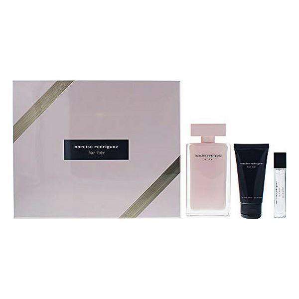 Women's Perfume Set For Her Narciso Rodriguez EDP (3 pcs) - Lindkart