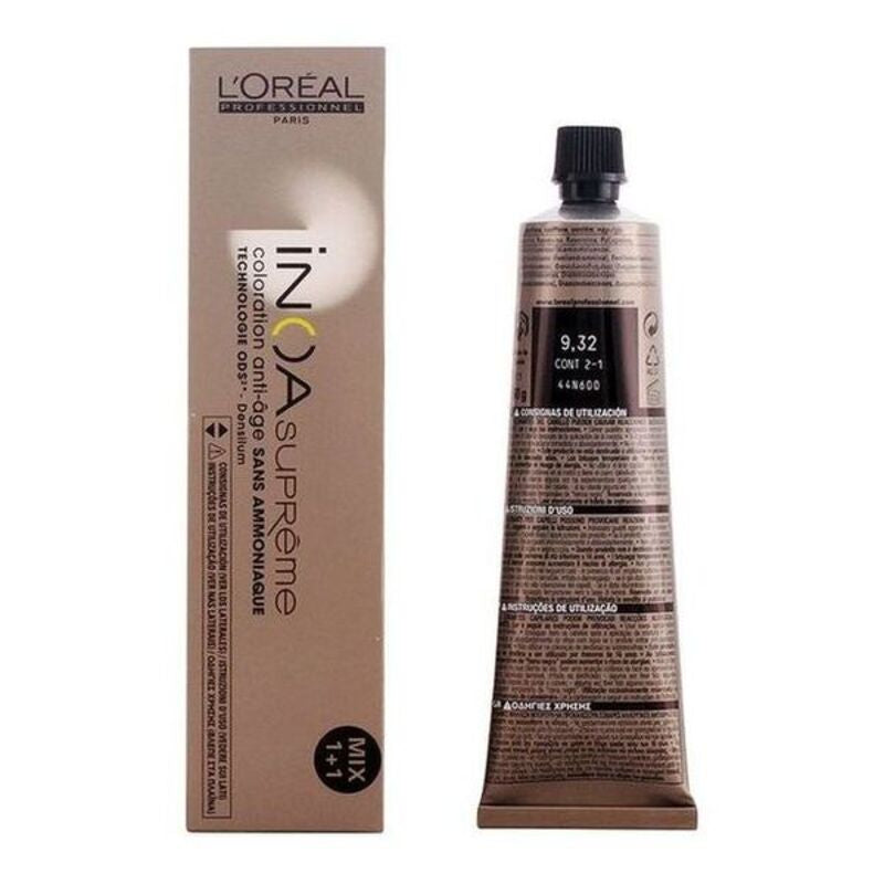 Permanent Anti-Ageing Dye Inoa Supreme L'Oreal Professionnel Paris Nº 9,32